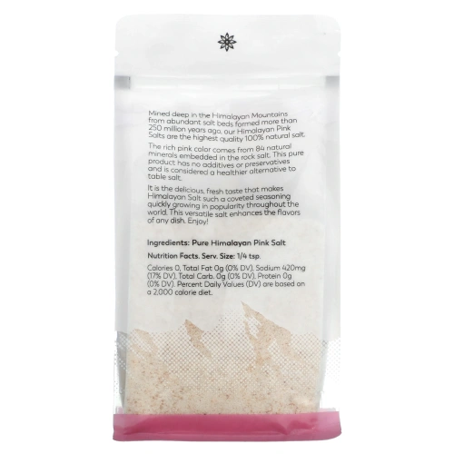 The Spice Lab, Pure Himalayan Pink Crystal Salt, Fine, 16 oz