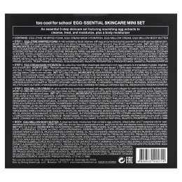 Too Cool for School, Мини-набор для ухода за кожей Egg-ssential, набор из 4 компонентов
