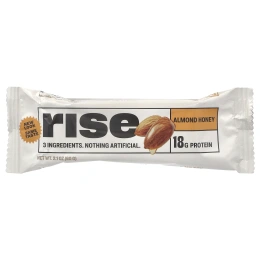 Rise Bar, Протеиновый батончик, миндальный мед, 12 батончиков по 60 г (2,1 унции)