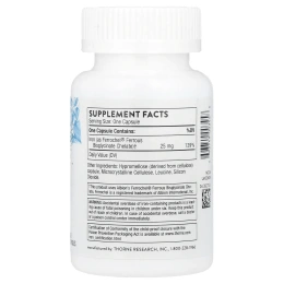 Thorne Research, Биглицинат железа, 60 капсул