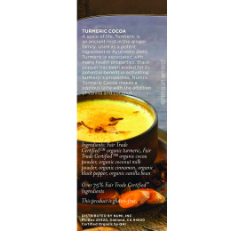 Numi Tea, Organic Tea, Loose Tea, Turmeric Cocoa, Golden Latte, Caffeine Free, 2.12 oz (60 g)