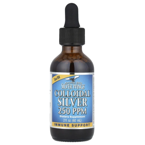 Natural Path Silver Wings, Коллоидное серебро, 250 частей на миллион, 2 жидких унции (60 мл)