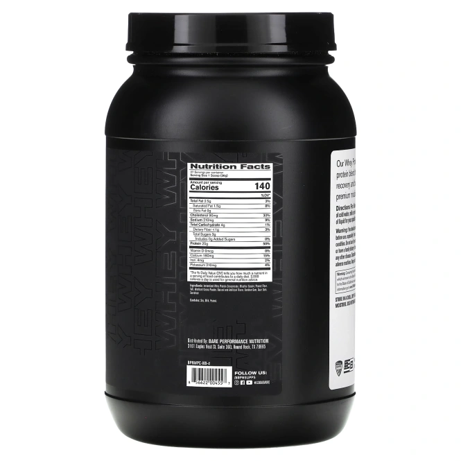 BPN, Сывороточный протеин, Nutter Bar Blast, 972 г (2 фунта)