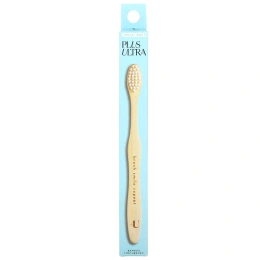 Plus Ultra, бамбуковая зубная щетка, щетка для повторения улыбки, детская, мягкая, 1 шт.