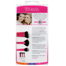 Real Techniques, Набор для скульптурирования, финишный слой макияжа, набор из 4 предметов