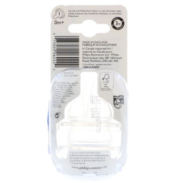 Philips Avent, Newborn Flow, Anti-Colic Nipples, 0+ Months,  2 Pack