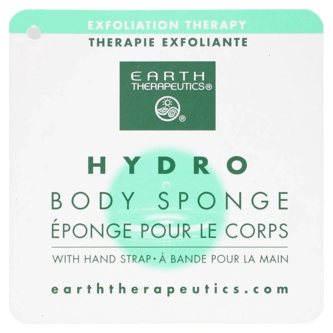 Earth Therapeutics, Hydro Body Sponge, лаванда, 1 спонж
