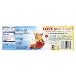 Lipton, Черный чай со льдом, без кофеина, 24 чайных пакетика для всей семьи, 148 г (5,25 унции)