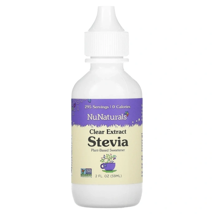 NuNaturals, Чистый экстракт NuStevia, 2 жидк. унции (59 мл)