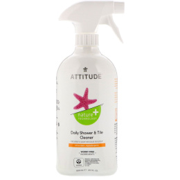 ATTITUDE, Ежедневное чистящее средство для душа и кафеля, цитрусовая цедра, 27,1 жидк. унц. (800 мл)