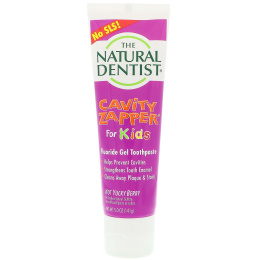 The Natural Dentist, Cavity Zapper, Зубная паста-гель с фторидами, Для детей, 5,0 унц. (141 г)