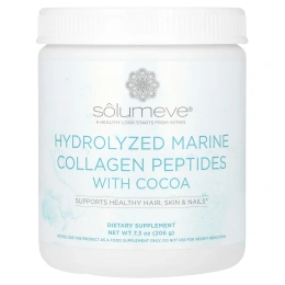 Solumeve, пептиды гидролизованного морского коллагена с какао, 206 г (7,3 унции)