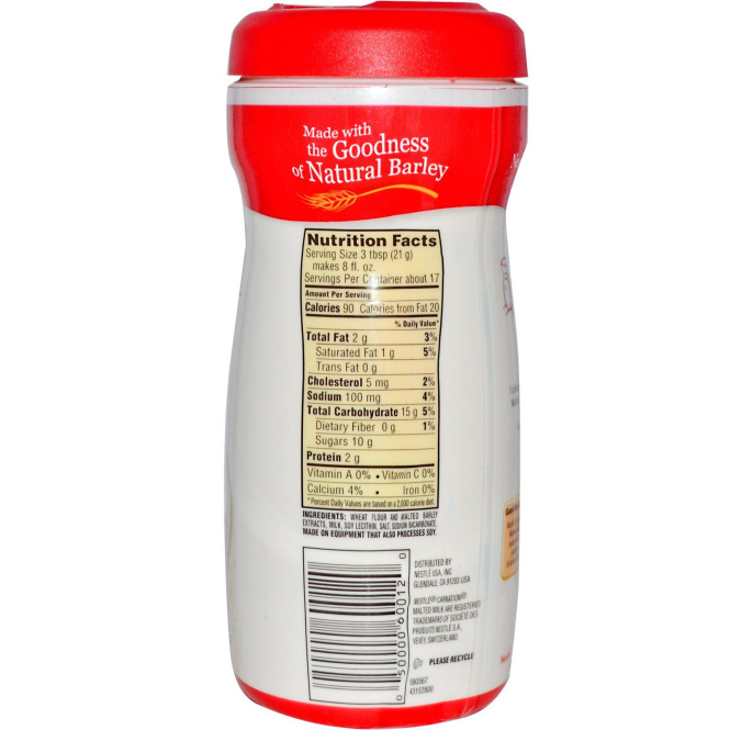 Carnation Milk, Солодовое молоко, оригинальное, 13 унций (368 г)