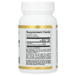 California Gold Nutrition, птеростильбен, 50 мг, 30 растительных капсул