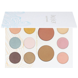 Pacifica, Палитра минеральной косметики для макияжа, солнечный оттенок, 0.8 унции (22 г)