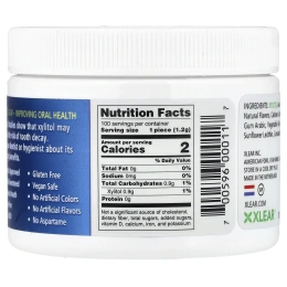 Xlear, Spry®, система защиты зубов, жевательная резинка без сахара, натуральная перечная мята, 100 шт.