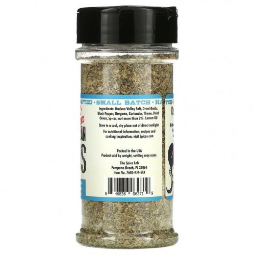 The Spice Lab, Средиземноморский цитрус, 136 г (4,8 унции)