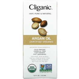 Cliganic, Органическое аргановое масло, 473 мл (16 жидк. Унций)