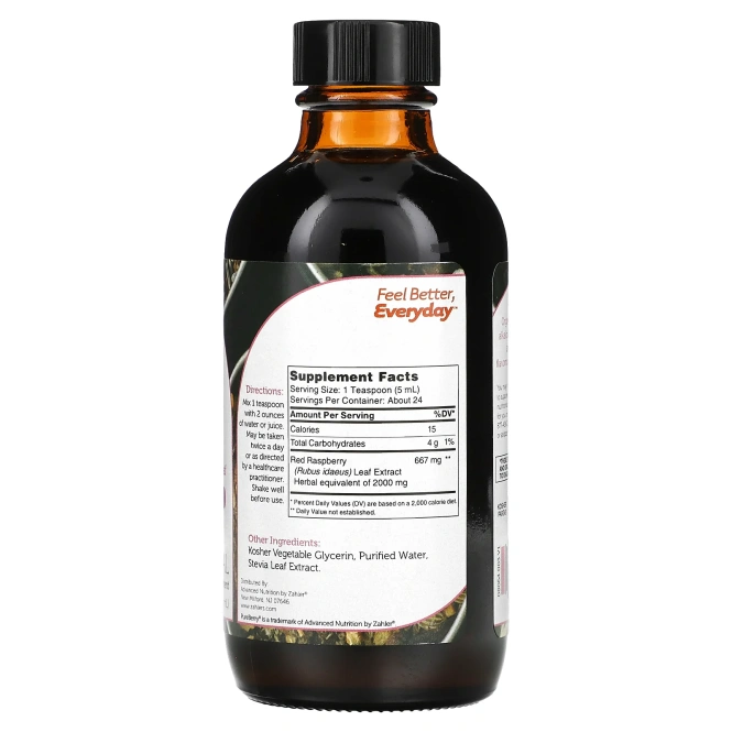 Zahler, PureBerry, жидкость из листьев красной малины без спирта, 118,3 мл (4 жидк. унц.)