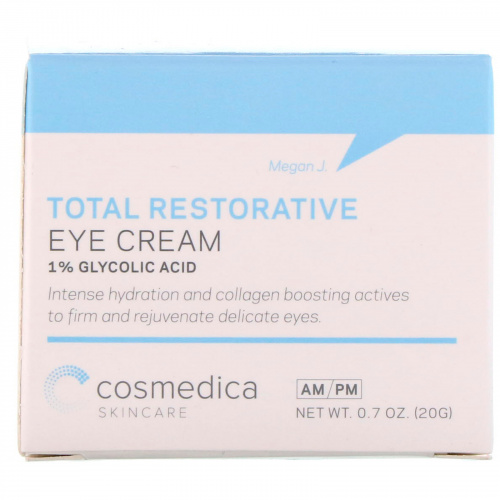 Cosmedica Skincare, Полностью восстанавливающий крем для кожи вокруг глаз, 0,7 унц. (20 г)