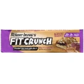 FITCRUNCH, Термообработанный сывороточный протеиновый батончик, с арахисовой пастой и фруктовым джемом, 12 батончиков по 88 г (3,10 унции)