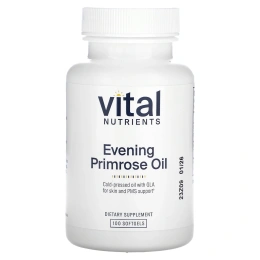 Vital Nutrients, Масло примулы вечерней, 100 мягких таблеток