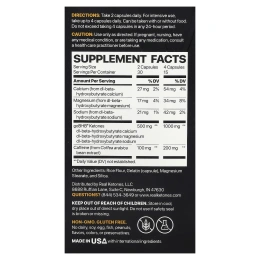 Real Ketones, кетоновый сжигатель жира, кетоны с кофеином goBHB®, 60 капсул