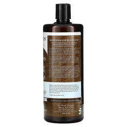 Dr. Woods, Необработанное черное мыло, с маслом ши, приобретенным на основе принципов справедливой торговли, без запаха, 946 мл (32 жидк. унц.)