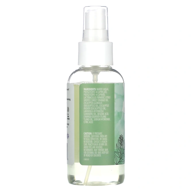 Aura Cacia, Ароматерапевтический спрей, очищающий эвкалипт, 118 мл (4 жидк. Унции)