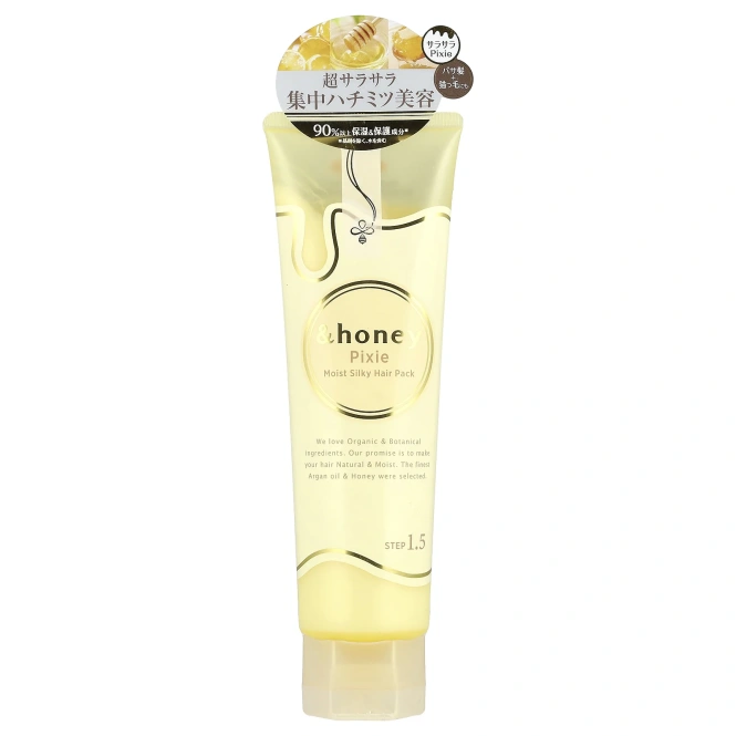 &honey, Pixie Moist Silky Hair Pack, Star Fleur Honey, 130 г (4,5 унции)