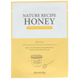 Secret Key, Nature Recipe Mask Pack, Honey, 10 Masks, 0.7 oz (20 g) Each