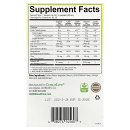 ChildLife Essentials, жидкий кальций с магнием плюс витамины K2 и D3, натуральный апельсин, 30 пакетиков, 10 мл (0,34 жидк. унции)