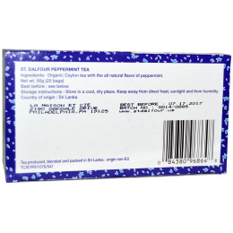 St. Dalfour, Мятный чай, 25 пакетиков, 1,75 унции (50 г)