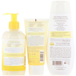 Babo Botanicals, Подарочный набор для новорожденного, с овсяным молочком и календулой, из 3 частей