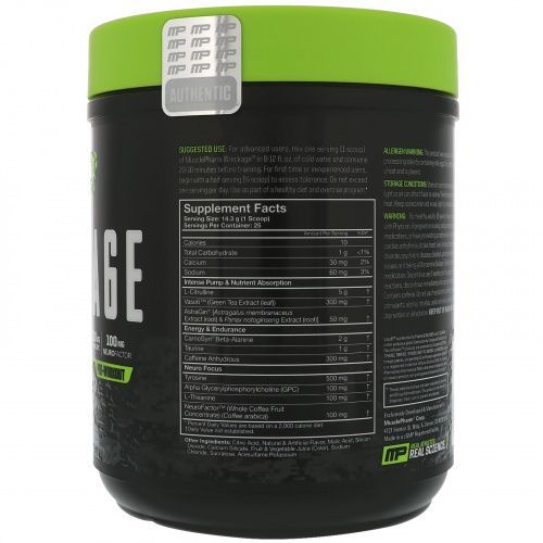MusclePharm, Wreckage Pre-Workout, Fruit Punch, 12.61 oz (357.5 g )