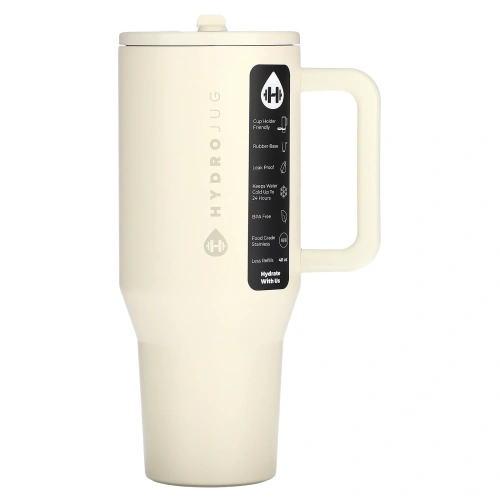 HydroJug, Traveller Tumbler, стакан с кремом, 40 унций