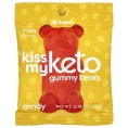 Kiss My Keto, кетогенные жевательные мишки, с фруктовым вкусом, 12 пакетиков по 23 г (0,79 унции)