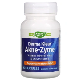 Nature's Way, Средство для лечения акне Derma Klear Akne • Zime, Здоровье кожи, 90 капсул