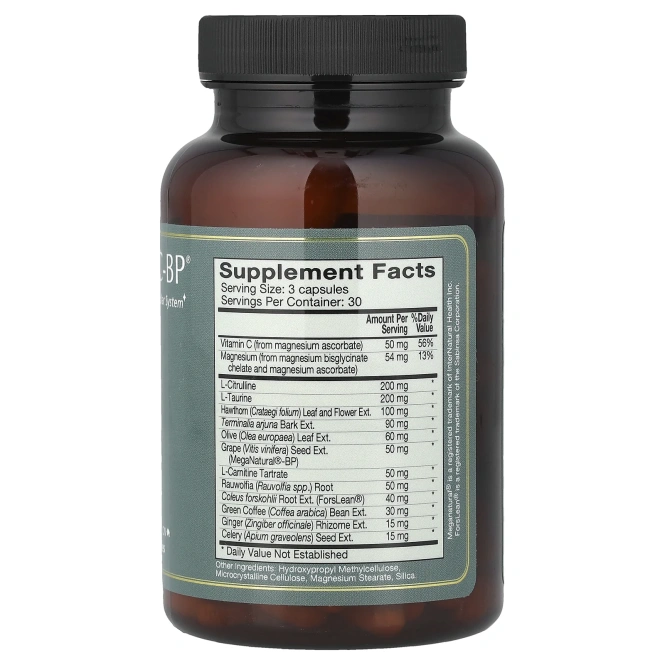Natura Health Products, Cardio Tonic BP®, 90 капсул