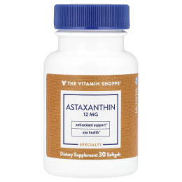 The Vitamin Shoppe, Astaxanthin, 12 mg, 30 Softgels