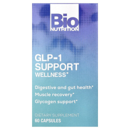 Bio Nutrition, GLP-1, поддержка хорошего самочувствия, 60 капсул