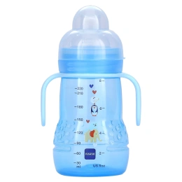 MAM, Trainer, для детей от 4 месяцев, синий, 220 мл (8 жидк. унц.)