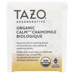 TAZO, Regenerative, травяной чай, органическая успокаивающая ромашка, без кофеина, 16 чайных пакетиков, 20 г (0,73 унции)