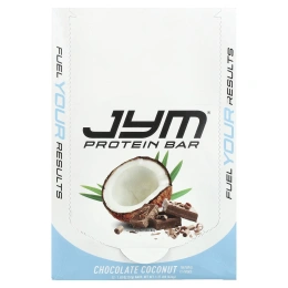 JYM Supplement Science, Протеиновый батончик, шоколад с кокосом, 12 батончиков, 52 г (1,83 унции)