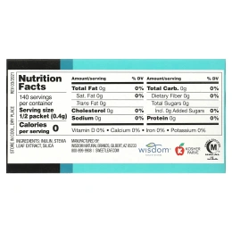 SweetLeaf Stevia, Подсластитель на основе стевии, 70 пакетиков по 0,8 г (0,028 унции)