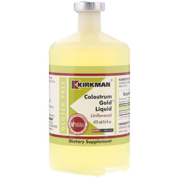 Kirkman Labs, Молозиво Gold Жидкое, Без вкусовых добавок, 16 ж. унц.(473 мл)
