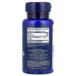 Life Extension, DHEA (ДГЭА), 100 мг, 60 вегетарианских капсул