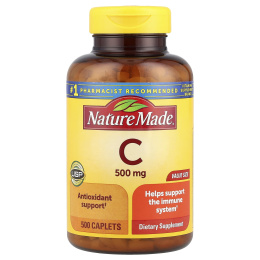 Nature Made, Витамин C, 500 мг, 500 капсул