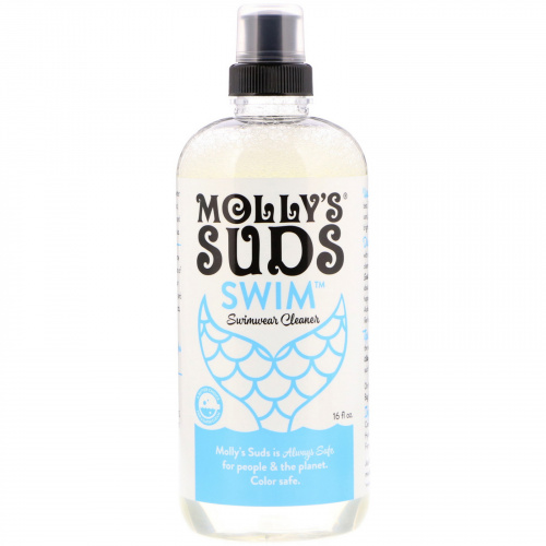 Molly's Suds, Swim, Средство для чистки одежды для плавания, 16 ж. унц.