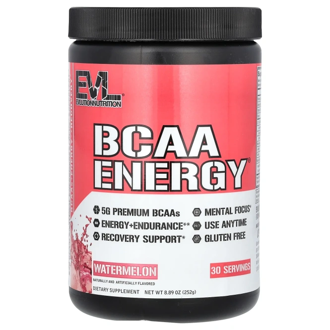 EVLution Nutrition, BCAA Energy, арбуз, 10,2 унц. (288 г)